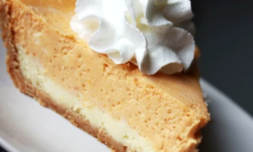 Cheesecake cu dovleac în două culori jpeg