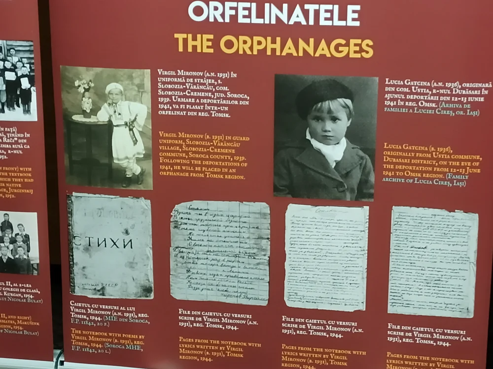 Expoziția Copilăria în Gulag la Vâlcea cu dramele rusificării din Basarabia Foto Daciana Stoica
