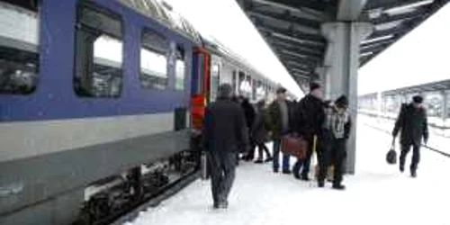 Mai multe trenuri au fost anulate astăzi şi mâine din cauza vremii nefavorabile