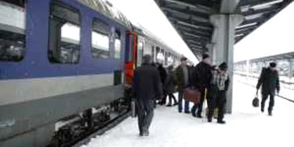 Mai multe trenuri au fost anulate astăzi şi mâine din cauza vremii nefavorabile