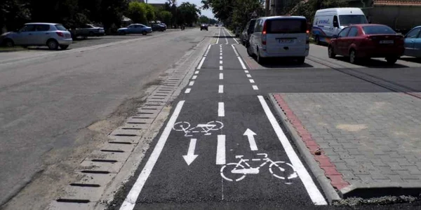 Pista de biciclete de la Giroc FOTO