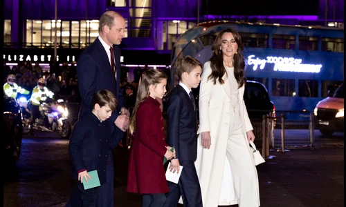 Kate Middleton, Prințul William, Prințul George, Prințesa Charlotte și Prințul Louis  foto   Profimedia jpg
