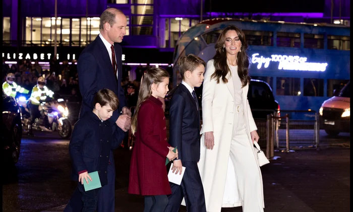 Kate Middleton, Prințul William, Prințul George, Prințesa Charlotte și Prințul Louis  foto   Profimedia jpg