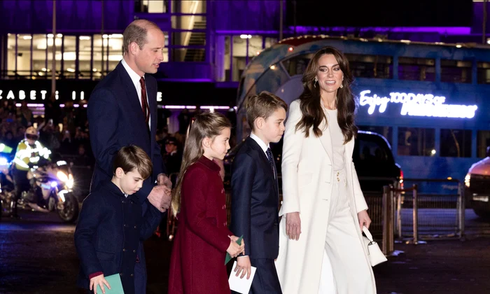 Kate Middleton, Prințul William, Prințul George, Prințesa Charlotte și Prințul Louis  foto   Profimedia jpg