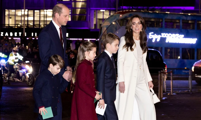 Kate Middleton, Prințul William, Prințul George, Prințesa Charlotte și Prințul Louis  foto   Profimedia jpg