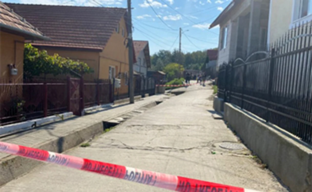 Poliţiştii din Alba au întreprins cercetări la locul crimeiFoto: alba24
