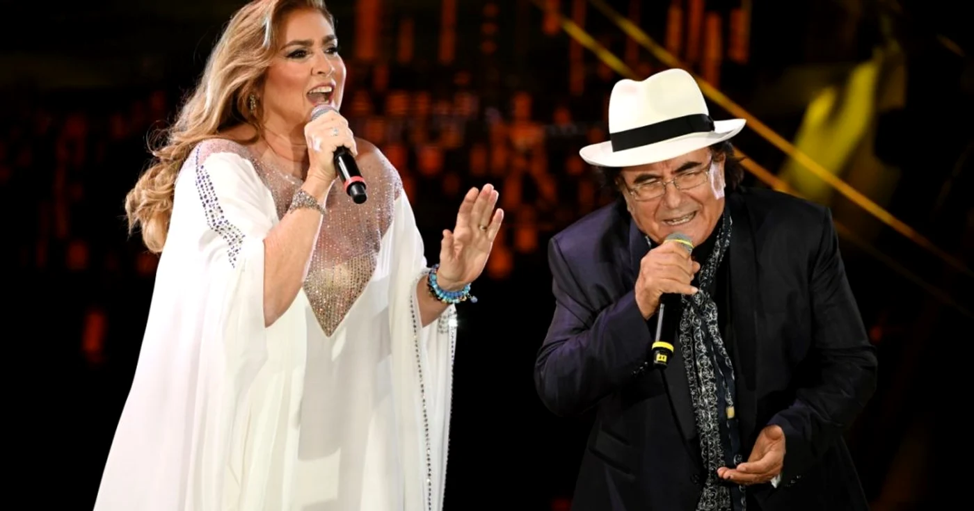 Romina Power şi Al Bano au deschis Festivalul Sanremo 2020 FOTO Guliver/Getty Images