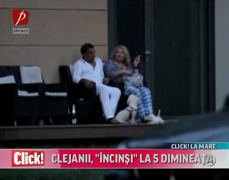 Ioniţă şi Viorica au discutat în faţa casei, după ce au petrecut toată noaptea prin Mamaia