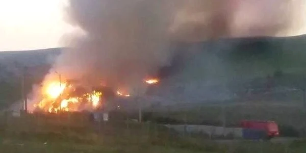 incendiu pata rat. Foto adrian dohotaru