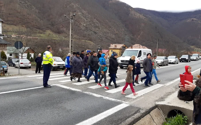 Localnicii au protestat două zile în stradă din cauza numărului mare de accidente rutiere mortale