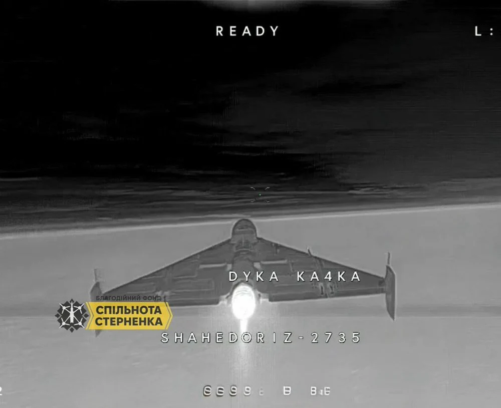 Ucrainenii au doborât o Shahed înarmată cu o rachetă aer-aer cu ajutorul dronei interceptoare Sting