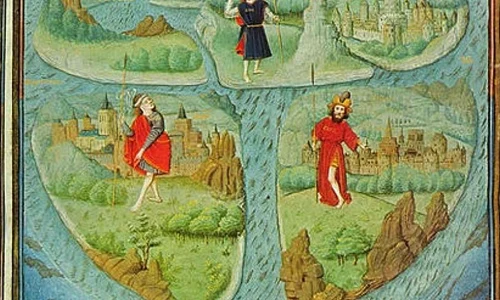 Reprezentări ale lumii şi spaţiului geografic în hărţile medievale jpeg