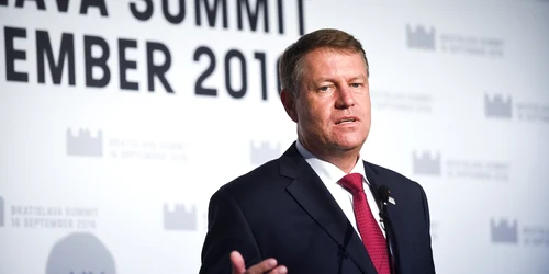 Klaus Iohannis la Consiliul European de la Bratislava FOTO Presidency