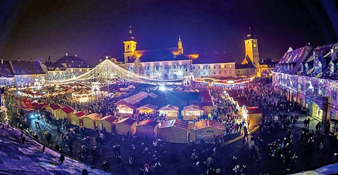 Aşa arată anul acesta târgul de Crăciun de la Sibiu