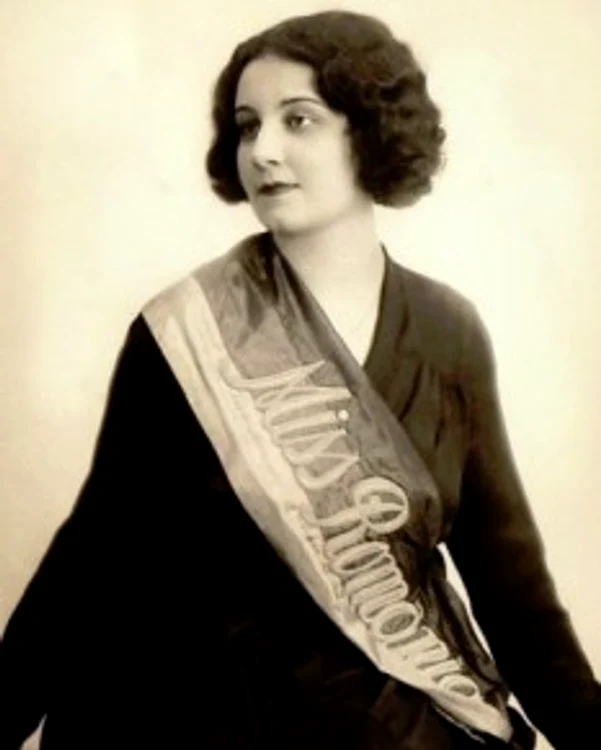 Magda Demetrescu, „Miss România 1929″. FOTO: vforvintage.ro
