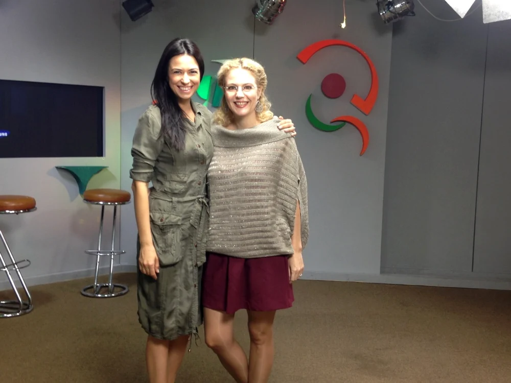 Diana Bart (stânga) şi Raluca Moianu sunt traineri ai Şcolii de Televiziune Tudor Vornicu FOTO Bianca Dumitru