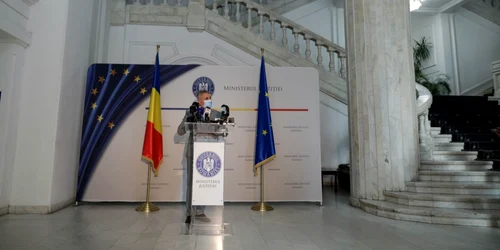 Lucian Bode - conferinţă Ministerul Justiţiei - 2 sep 2021 / FOTO Inquam Photos / George Călin