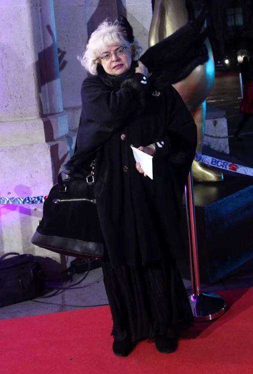 Criticul de film Irina Margareta Nistor nu avea cum să lipseasca de la Premiile GOPO (FOTO: Sever Gheorghe)