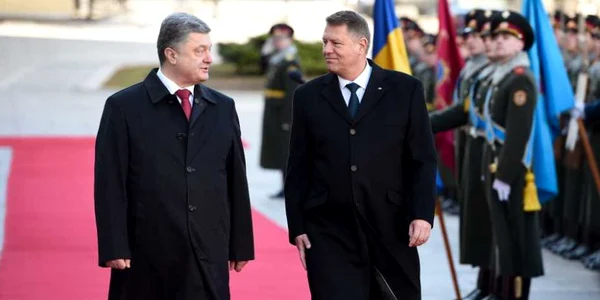Klaus Iohannis si Petro Porosenko -- vizita Ucraina / MEDIAFAX FOTO