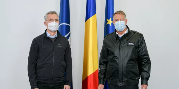 Klaus Iohannis si Jens Stoltenberg FOTO presidency