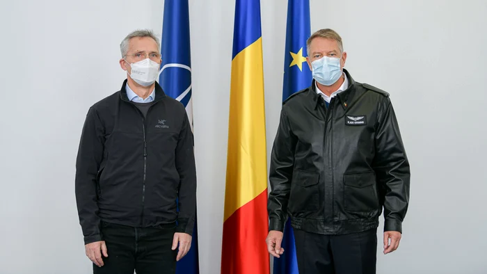 Klaus Iohannis şi Jens Stoltenberg FOTO Presidency.ro