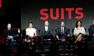 Meghan Markle, alături de protagoniștii serialului „Suits” jpeg