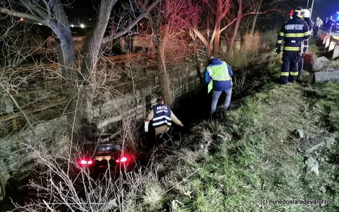 Accident mortal produs de un tânăr băut pe şoseaua Hunedoara Deva foto daniel guta adevarul