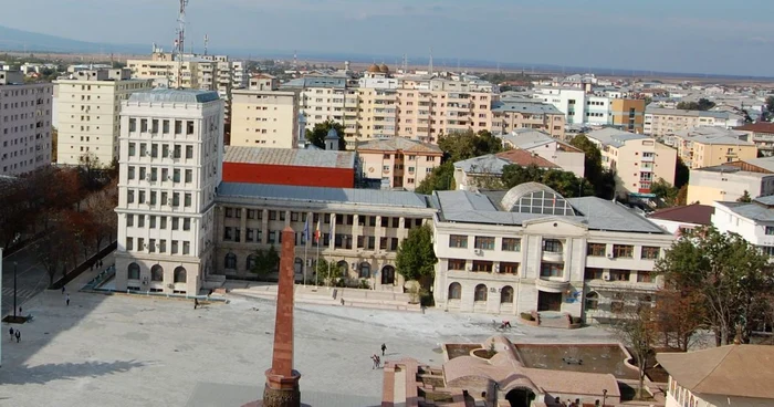 Focşani, vedere din zona centrală