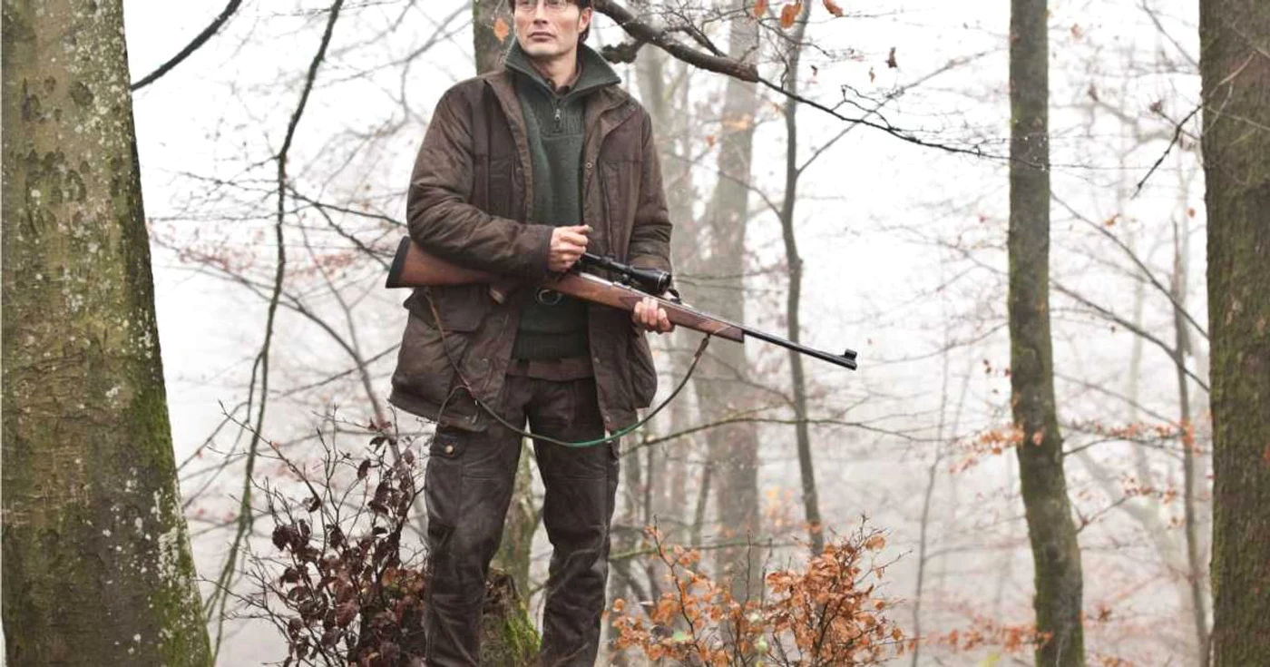 Mads Mikkelsen, formidabilul interpret al rolului principal din "The Hunt", pentru care a fost premiat la Cannes