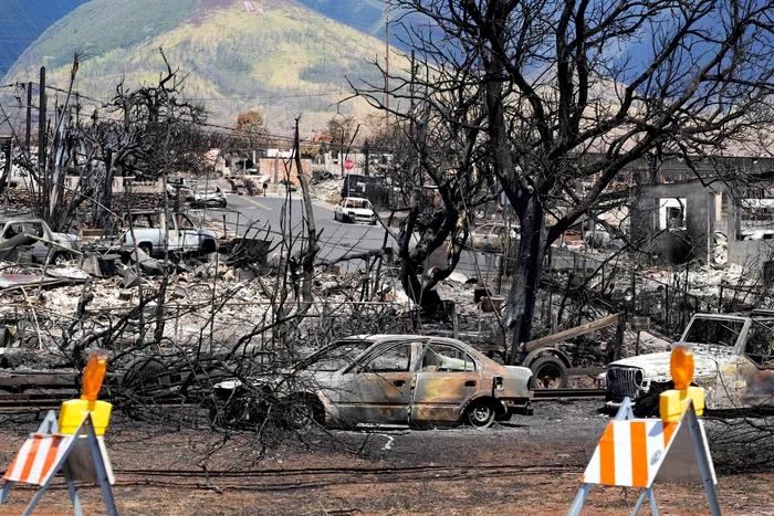 Distrugerile provocate de incendiile din Hawaii FOTO Profimedia