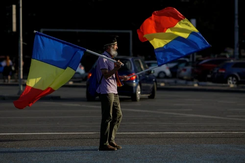 Protest anti Cîţu în Bucureşti. Foto Inquam Photos / George Calin