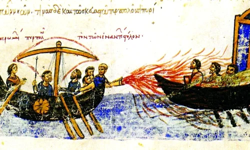 Focul grecesc,  un secret împărătesc dus în mormânt jpeg