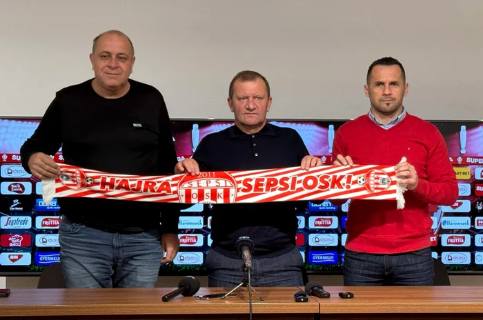 Dorinel Munteanu are ca obiectiv s-o mențină pe Sepsi în Superligă FOTO Facebook Sepsi OSK