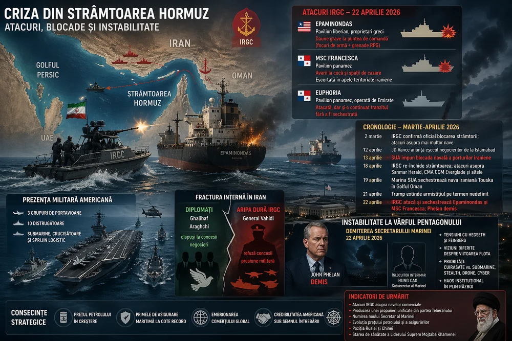 Criza din Strâmtoarea Hormuz și instabilitatea de la vârful Pentagonului