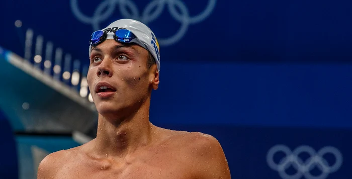 David Popovici, la prima cursă pierdută în acest sezon. Foto EPA EFE