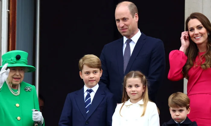 Ducii de Cambridge și regina, Getty jpg