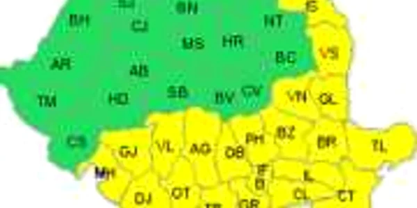 Meteorologii anunţă descărcări electrice, averse şi vijelii pentru vestul, centrul şi nordul ţării