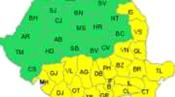 Meteorologii anunţă descărcări electrice, averse şi vijelii pentru vestul, centrul şi nordul ţării