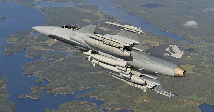 Avioanele Gripen sunt construite de grupul suedez Saab