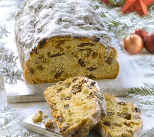 Stollen et décorations de Noël jpeg