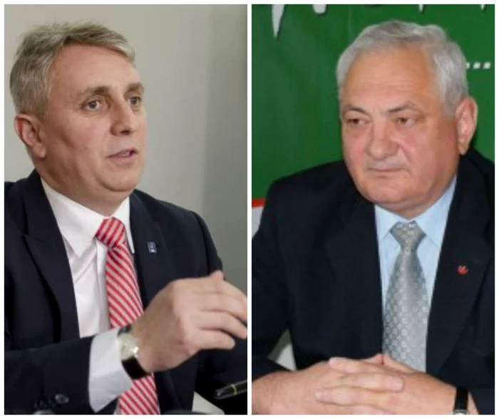 Lucian Bode, preşedintele PNL Sălaj, şi Seres Denes, liderul UDMR Sălaj