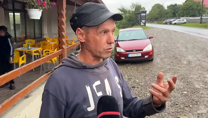 barbatul care a ajuns primul la Drona prabusita in Suceava, captura Ziarul de iasi png