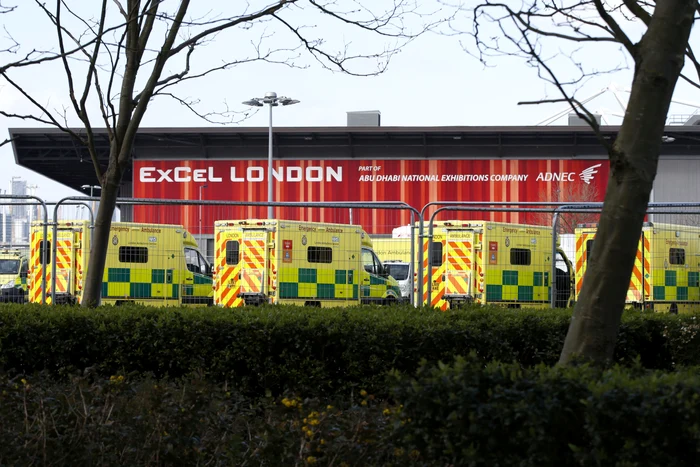 Centrul ExCel a fost transformat în spital de campanieFoto: Guliver / GettyImages