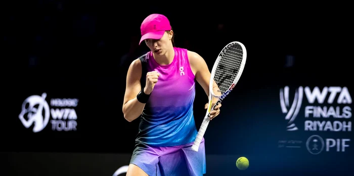 Iga Swaitek, debut cu dreptul la Turneul Campioanelor. Foto Getty images