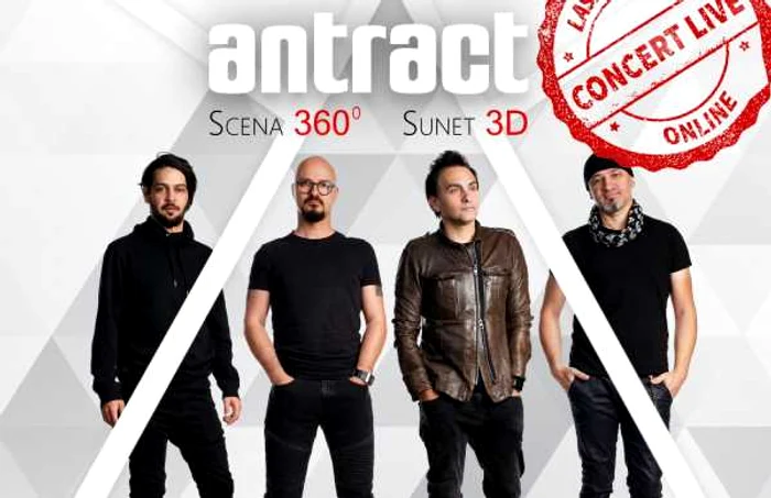 Concert în premieră Antract cu sunet 3D şi scenă piramidală la Vâlcea - transmis live pe internet Foto Adevărul