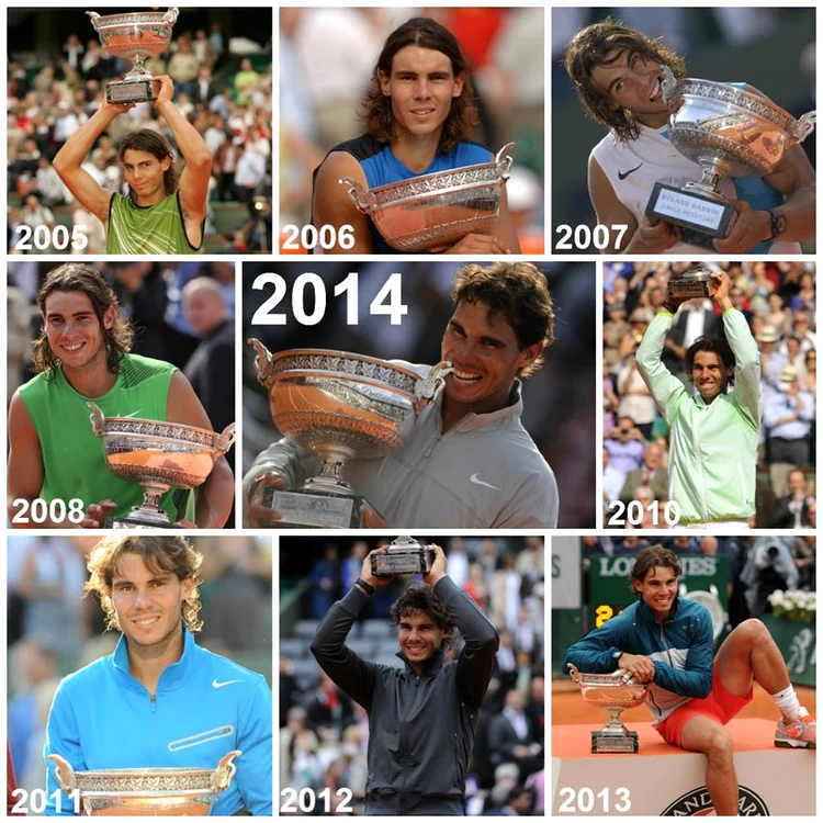 "Regele Zgurii" la toate cele nouă victorii de la Roland Garros  (foto GSP)