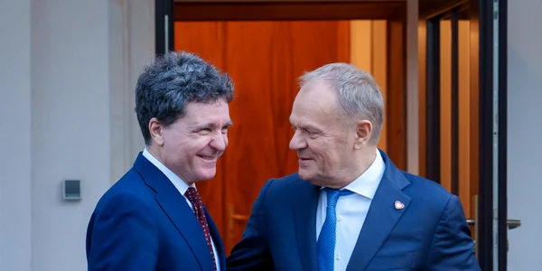 Nicusor Dan si Donald Tusk foto Presidency jpeg