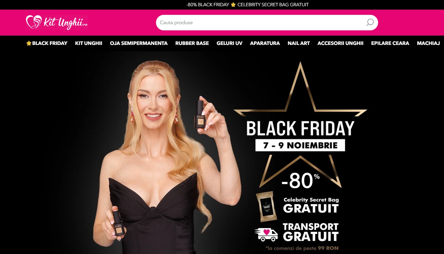 Black Friday 2-25: Top 10 produse pentru îngrijirea unghiilor cu cele mai mari reduceri pe Kitunghii.ro