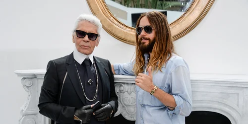 Karl Lagerfeld și Jared Leto FOTO profimedia 0234886661 jpg