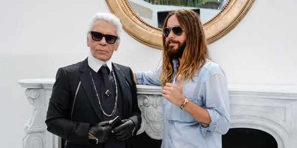 Karl Lagerfeld și Jared Leto FOTO profimedia 0234886661 jpg